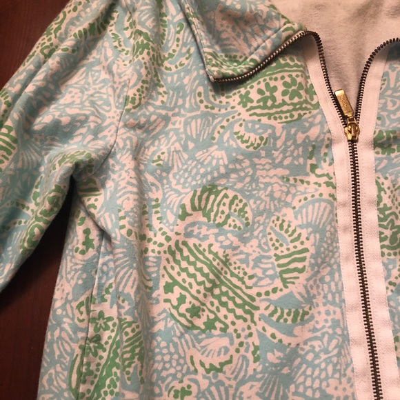 Lilly Pulitzer Get Crackin Leona Full Zip Medium - Picture 5 of 6